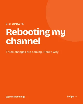 Channel Relaunch Carousel, page 1