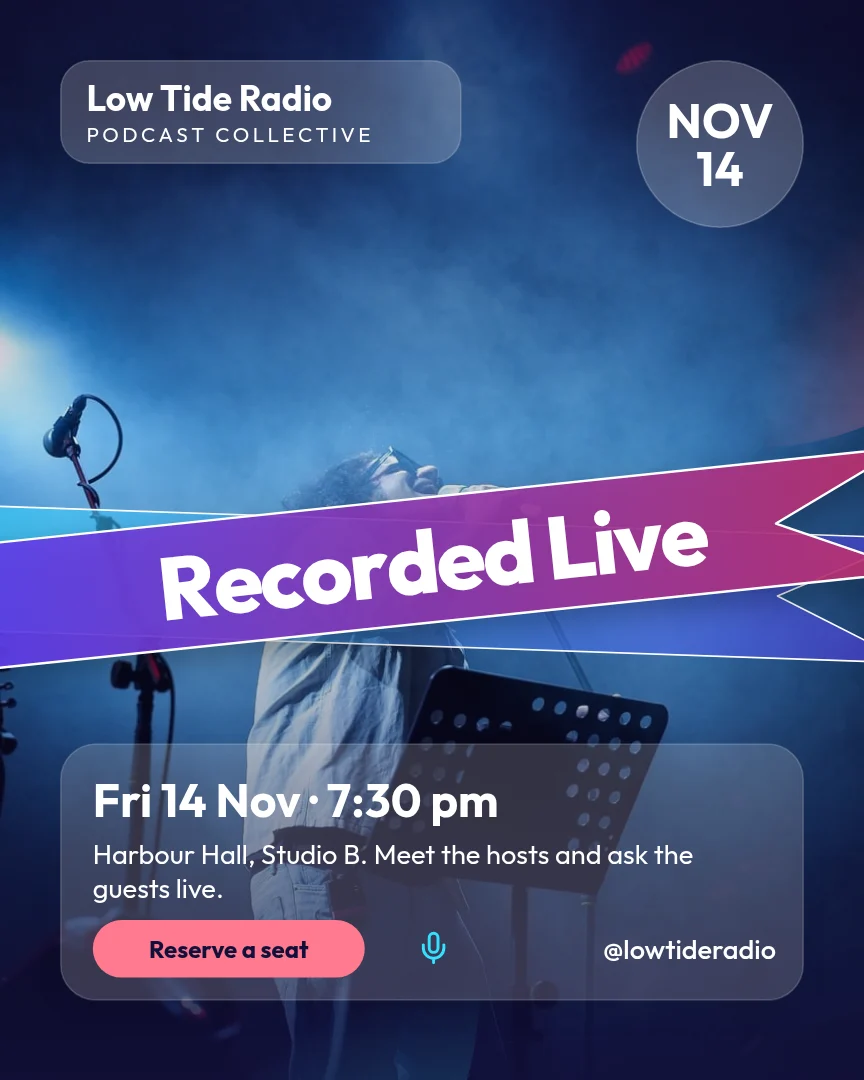 Glass Ribbon Live Night – Instagram post template