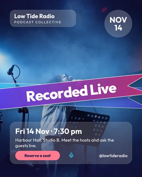 Glass Ribbon Live Night – Instagram post template