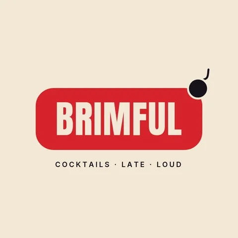 Brimful Pill Wordmark – Logo template