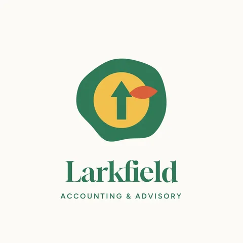 Larkfield Sprout Arrow Badge – Logo template