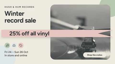 Quiet Groove Ribbon Sale – X post template