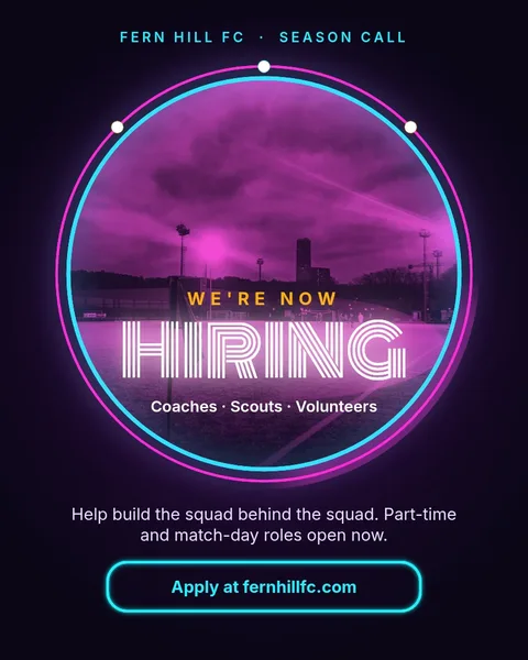 Floodlight Ring Hiring Call – Instagram post template