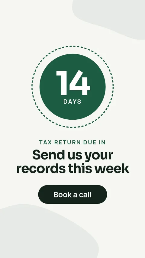Tax deadline countdown – Instagram story template