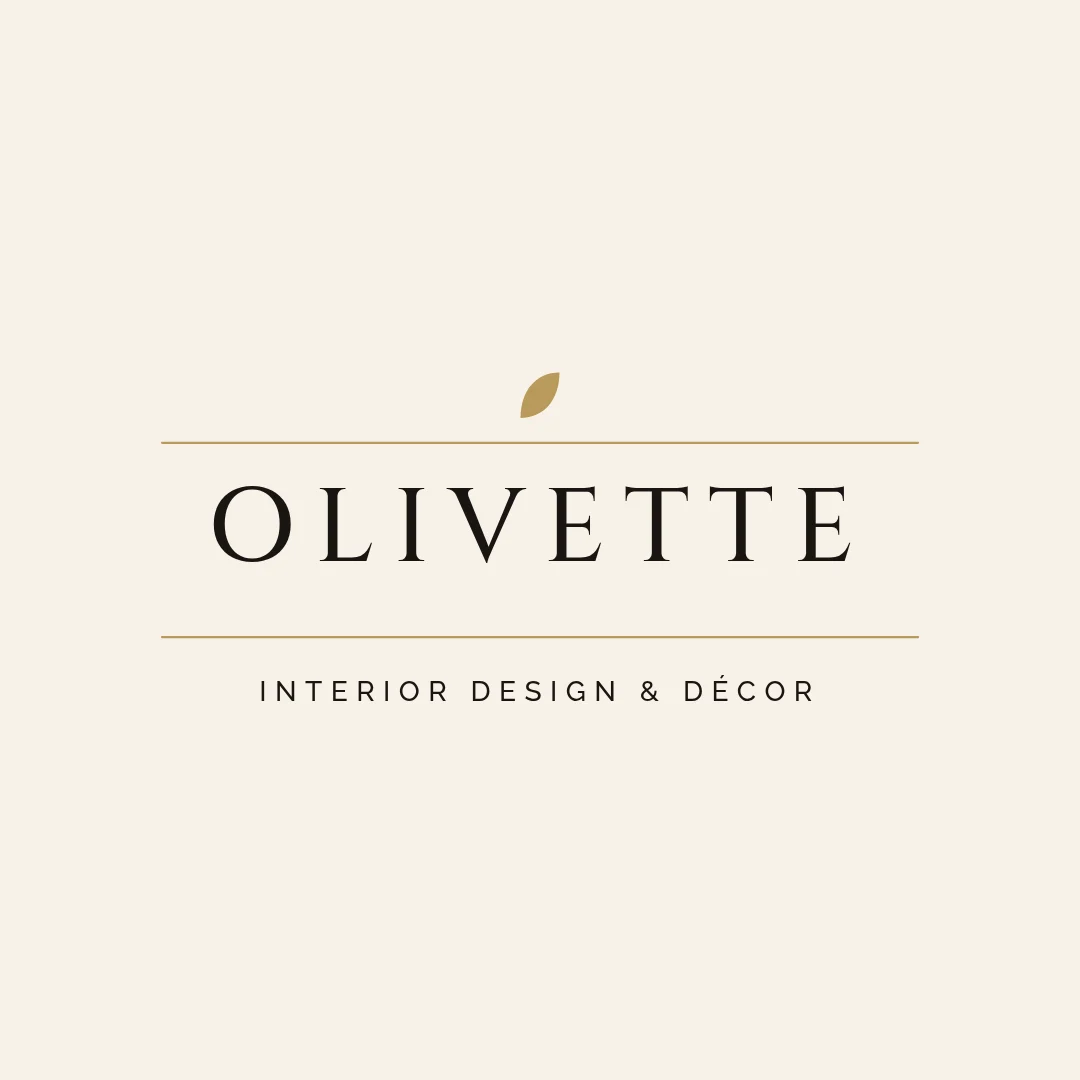 Olivette Hairline Serif Wordmark – Logo template