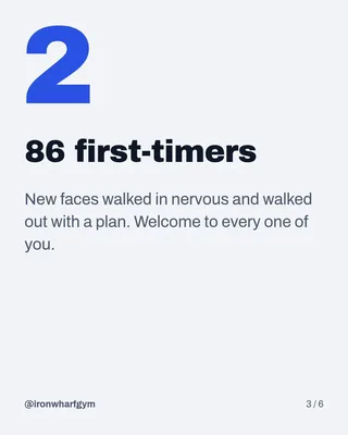 Our Month In Numbers, page 3