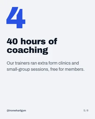Our Month In Numbers, page 5