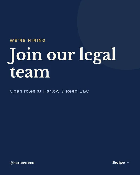 Join Our Legal Team – Instagram carousel template, 6 pages