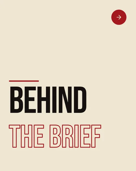 Oxblood Brief Poster – Instagram carousel template, 3 pages