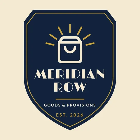 Deco Crest Shopping Bag – Logo template