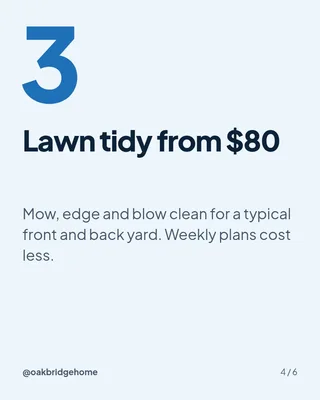 Clear Pricing Service Carousel, page 4