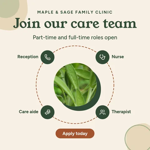 Sage Orbit Care Team – Instagram post template