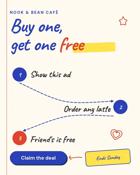 Doodle Path Two-For-One – Instagram post template