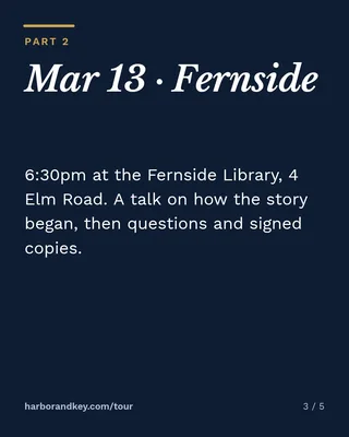 Book Tour Stops Carousel, page 3