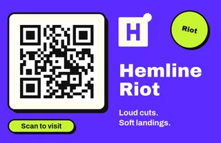Riot Button QR Business Card, page 2