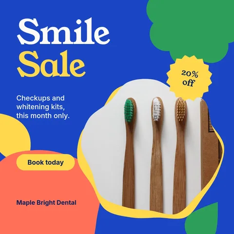 Cobalt Window Smile Sale – LinkedIn post template