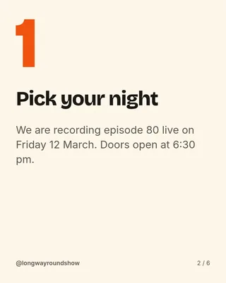 Live Show Tour Guide, page 2