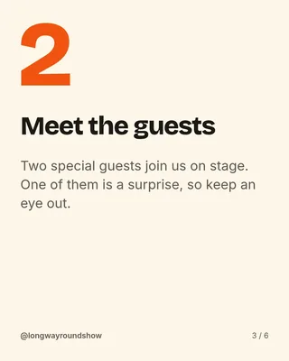 Live Show Tour Guide, page 3