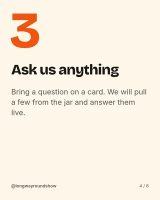 Live Show Tour Guide, page 4