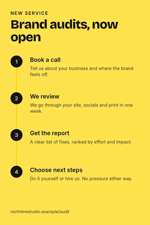 New Service Launch Pin – Pinterest pin template
