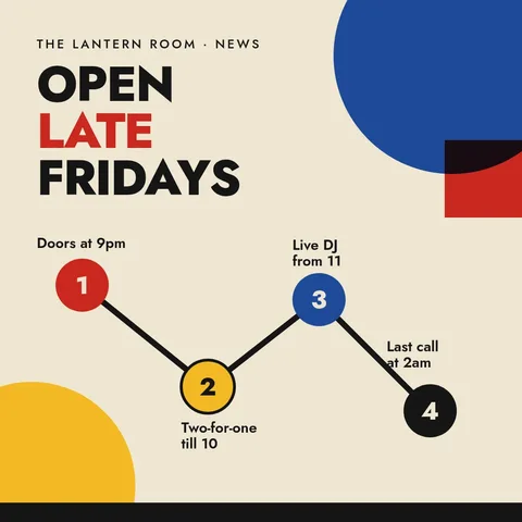 Late Lantern Step Path – Instagram post template