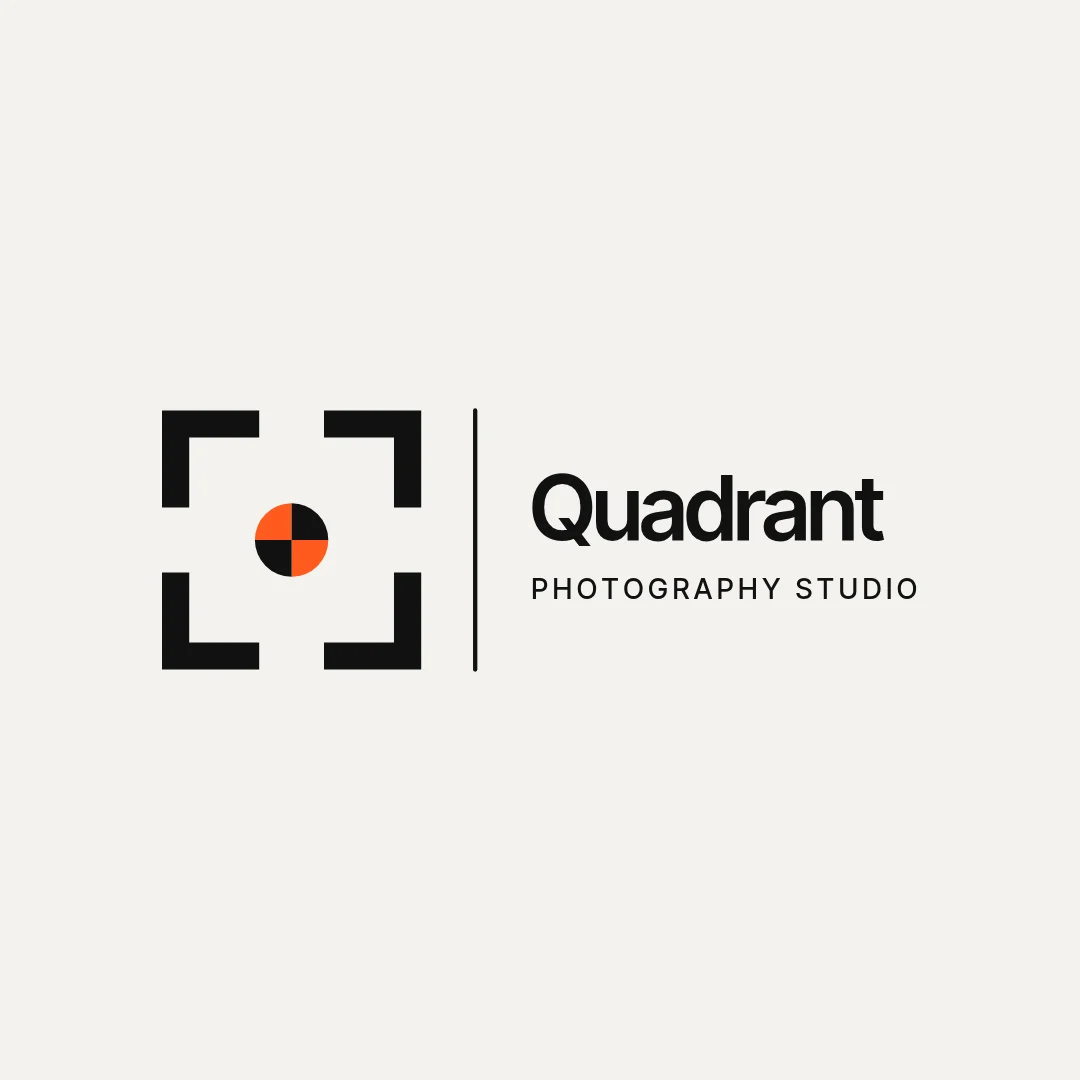 Quadrant Corner Frame Logo – Logo template