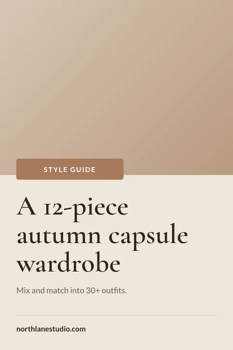 Capsule wardrobe pin – Pinterest pin template