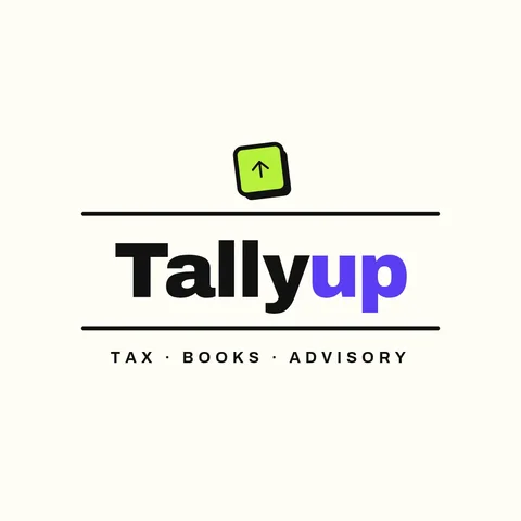 Tallyup Brutalist Wordmark – Logo template