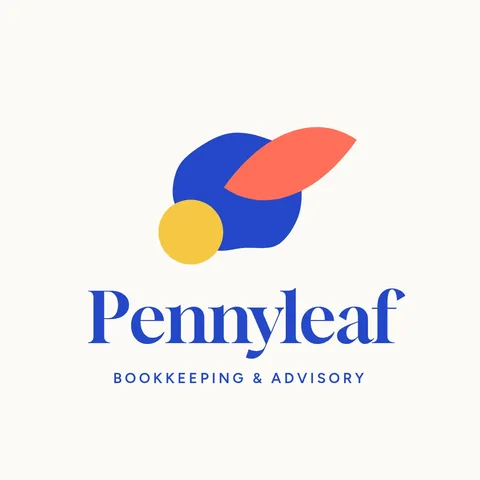 Pennyleaf Cut-Paper Wordmark – Logo template