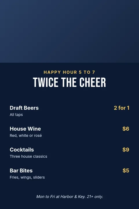 Two-for-One Happy Hour Pin – Pinterest pin template