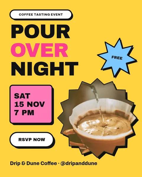 Pour Night Seal Window – Instagram post template