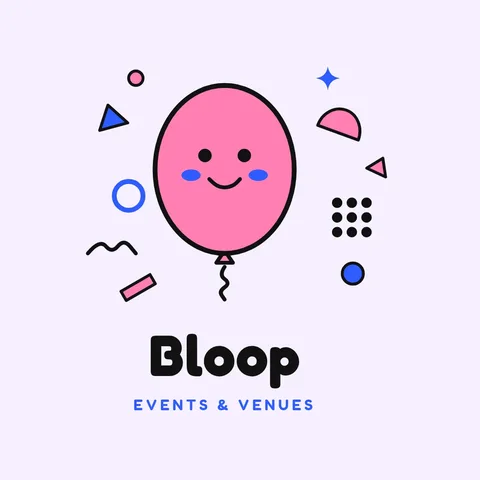 Bloop Balloon Memphis Mascot – Logo template