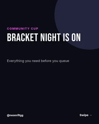 Bracket Night Carousel, page 1