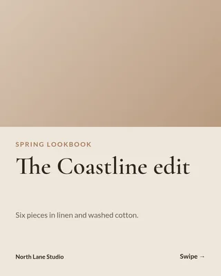 Lookbook carousel, page 1