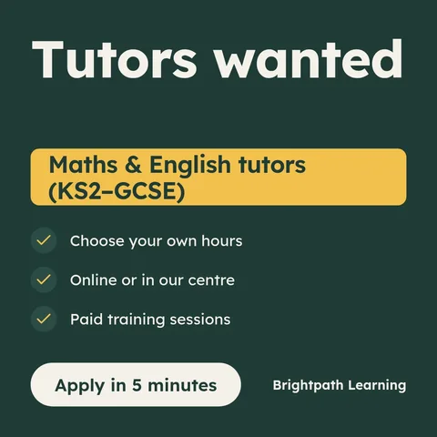 Tutor hiring – LinkedIn post template
