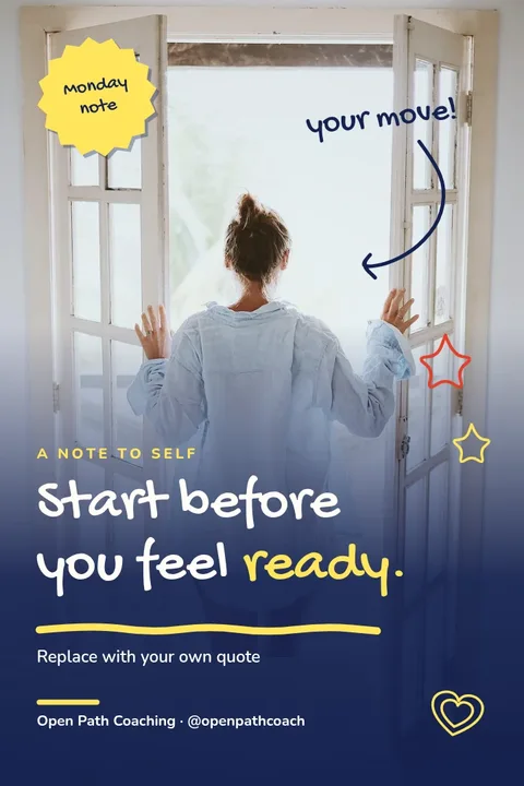 Open Door Marker Note – Pinterest pin template