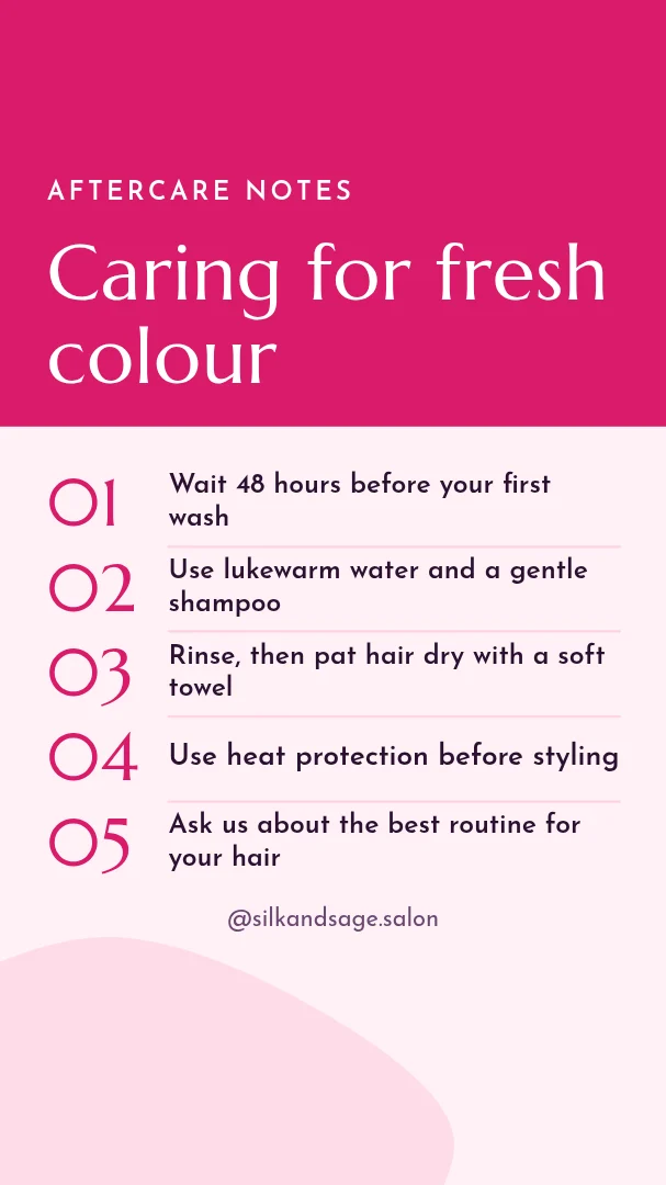 Aftercare Colour Story – Instagram story template