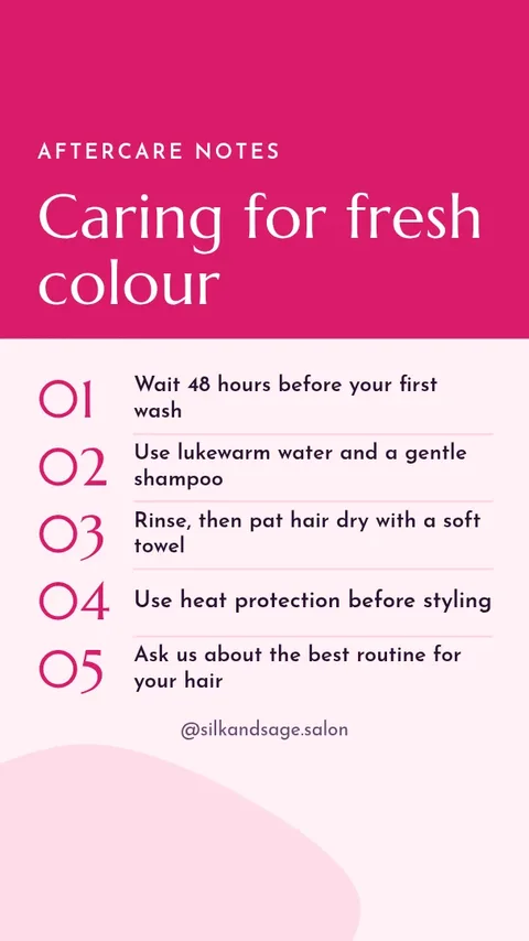 Aftercare Colour Story – Instagram story template