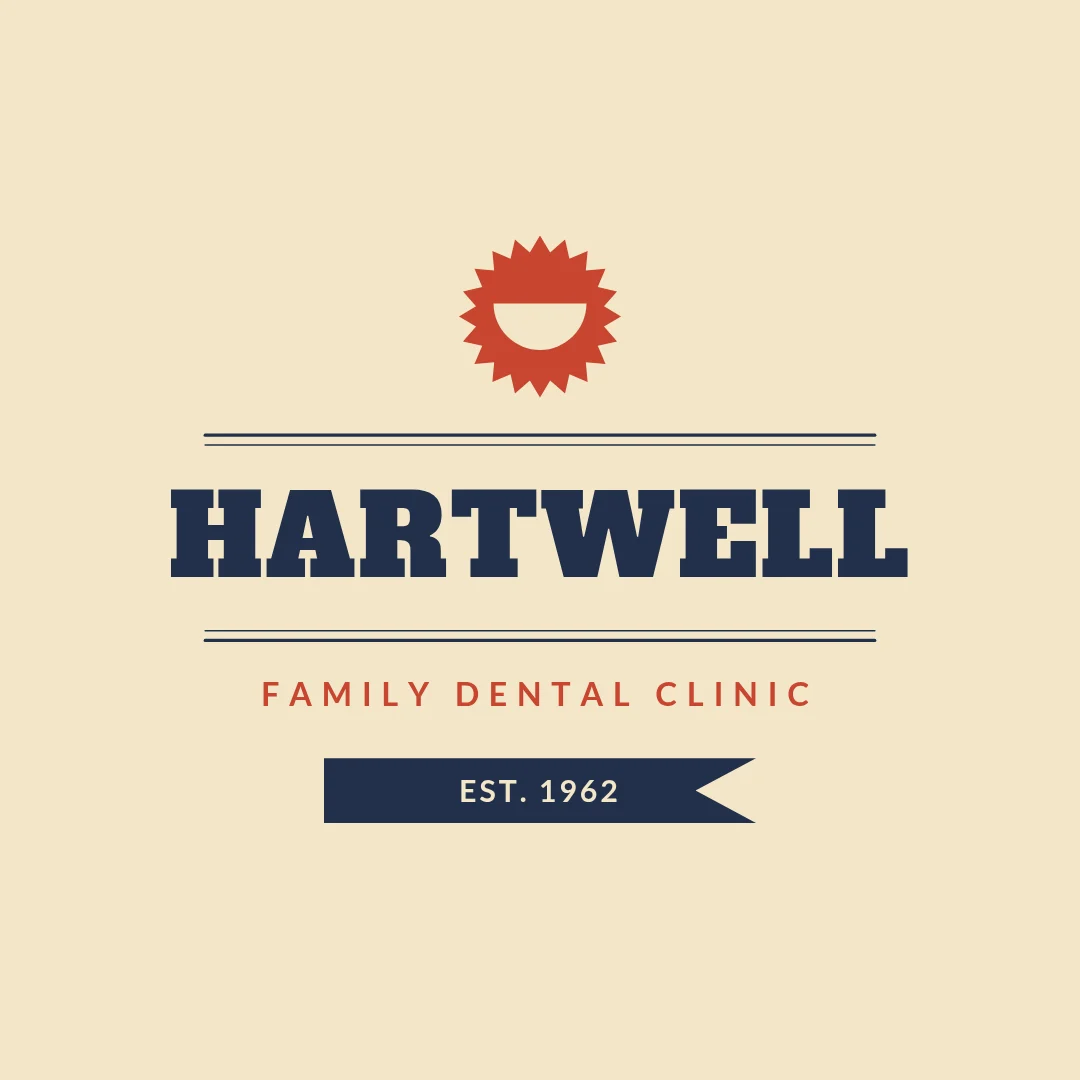 Hartwell Sunburst Smile Logo – Logo template