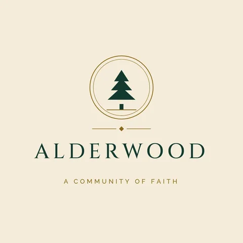 Alderwood Deco Tree Logo – Logo template