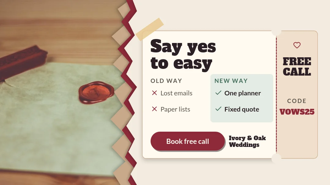 Wax Seal Ticket Tear – X post template