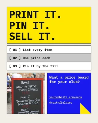 Clubhouse Price Table Mosaic, page 3