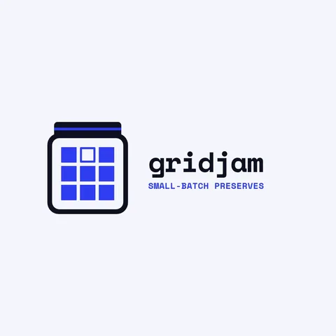 Pixel Jar Logo Lockup – Logo template