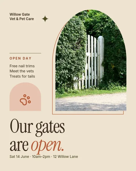 Open Gate Arch Day – Instagram post template