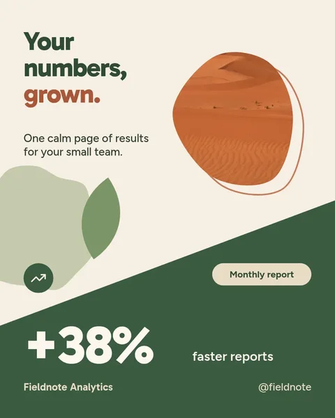 Dune Blob Growth Report – Instagram post template