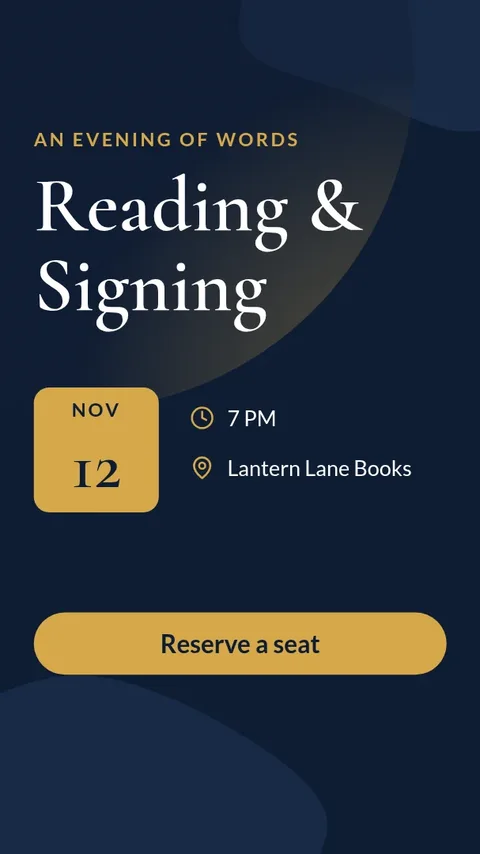 Midnight Reading Night Story – Instagram story template
