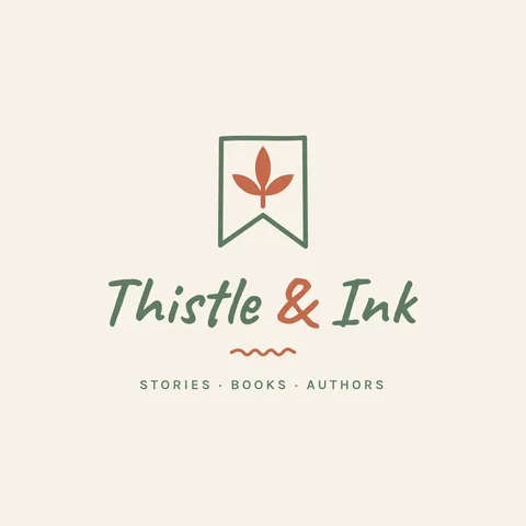 Thistle Ink Bookmark Script Logo – Logo template