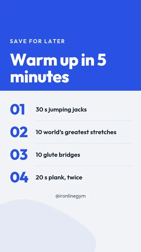 Workout tips story – Instagram story template