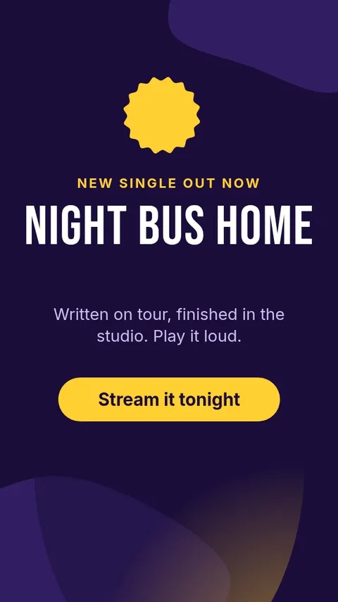 New Single Drop Story – Instagram story template