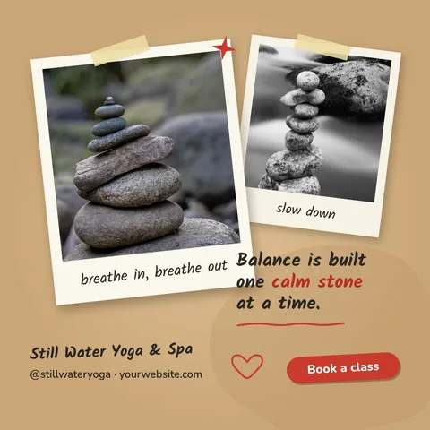 Cork Board Calm Stack – LinkedIn post template